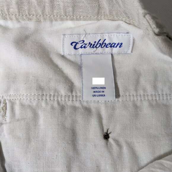 NEW- Big Mens Roundtree & Yorke Caribbean Linen Shorts 10" Inseam- Beige - Picture 2 of 9